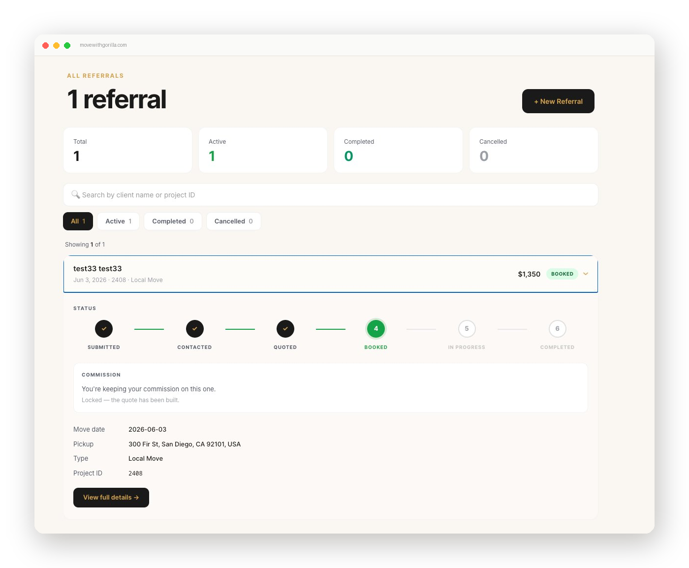 Track every status